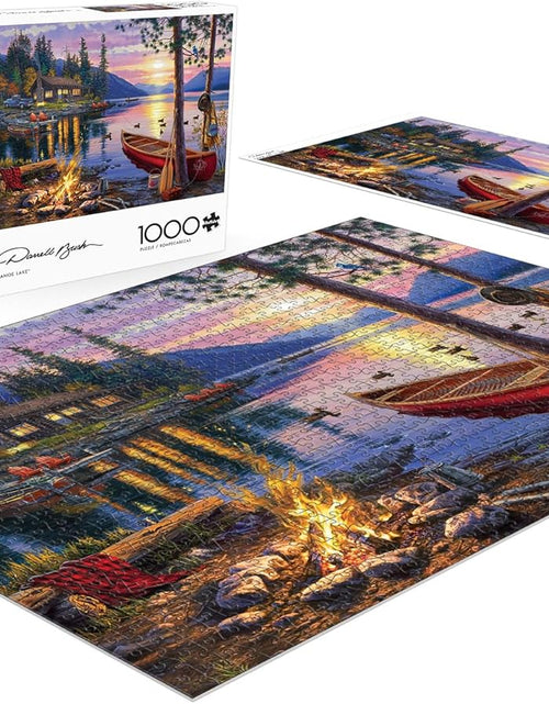 Load image into Gallery viewer, - Darrell Bush - Canoe Lake - 1000 Piece Jigsaw Puzzle
