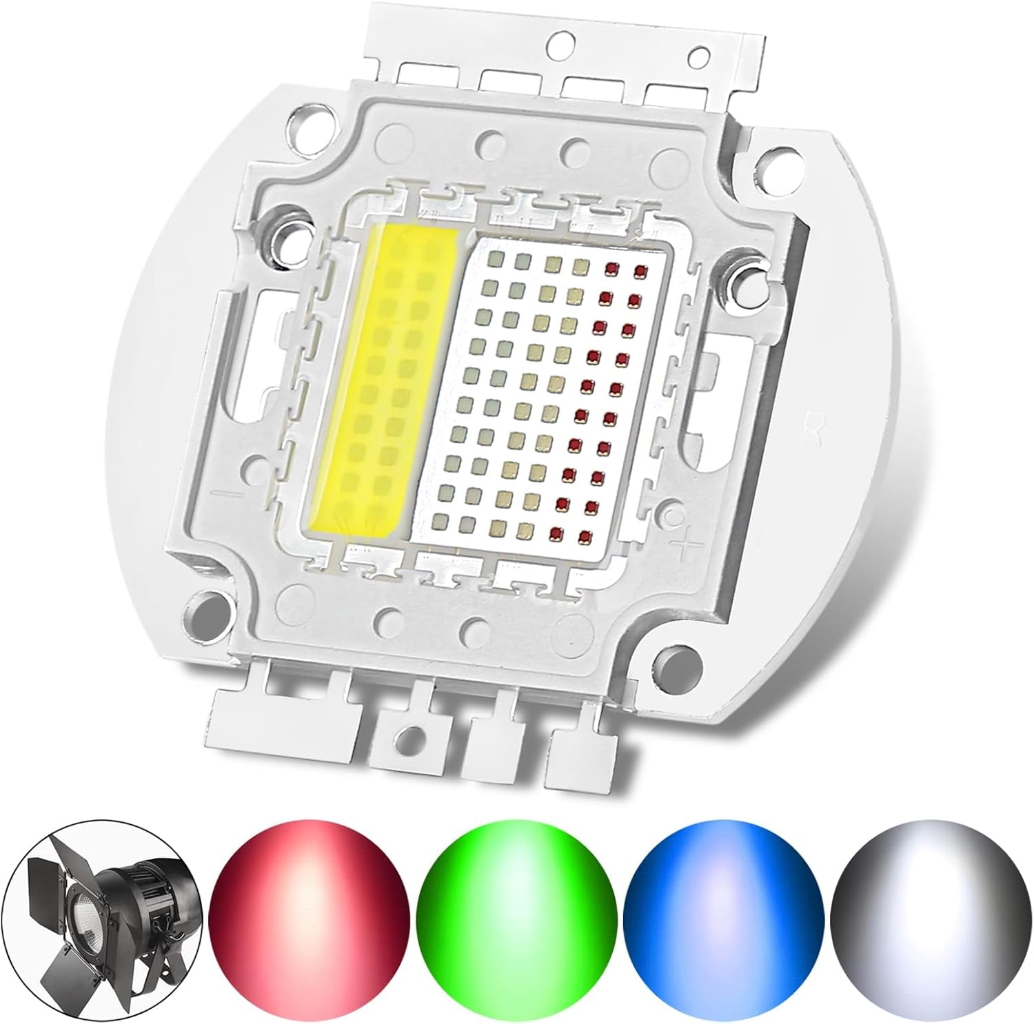 200W RGBW 4IN1 Led SMD COB Integrated Light Source, Led Beads, Led Chip, Led Lamp Bulb for LED Stage Lights