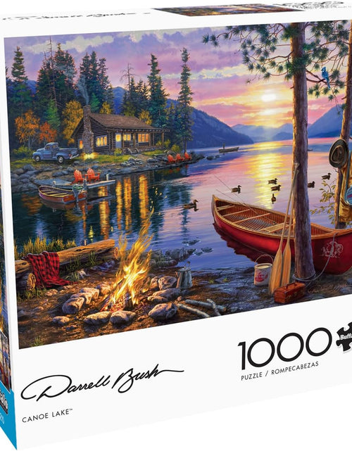 Load image into Gallery viewer, - Darrell Bush - Canoe Lake - 1000 Piece Jigsaw Puzzle
