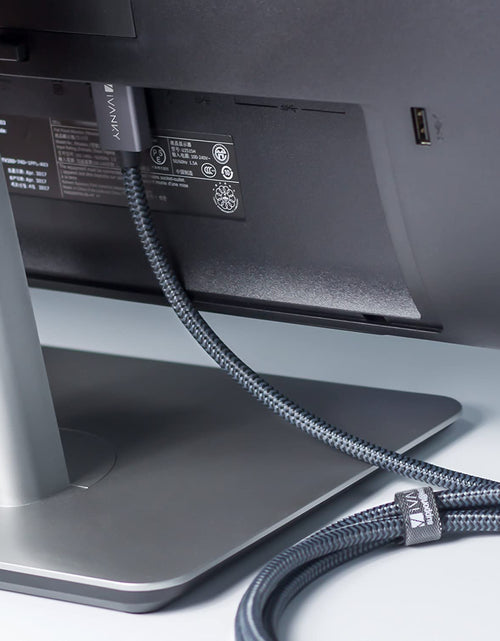 Load image into Gallery viewer, Displayport 1.2 Cable [6.6Ft, 2-Pack], 4K Displayport to Displayport Cable Nylon Braided, High Speed DP Cable, Supports 2K@165Hz and 4K@60Hz, Compatible with PC, Laptop, TV - Grey
