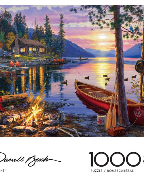 Load image into Gallery viewer, - Darrell Bush - Canoe Lake - 1000 Piece Jigsaw Puzzle
